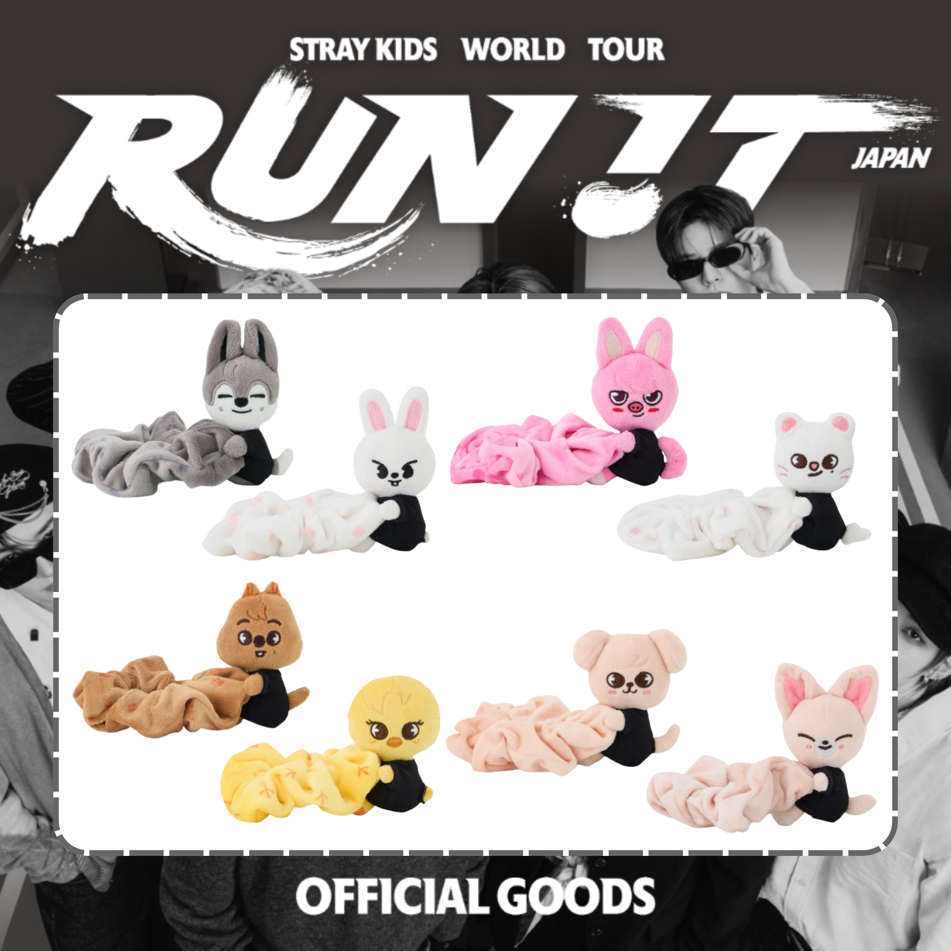 PRE-ORDER] Stray Kids - SCRUNCHIE - World Tour Online Official MD