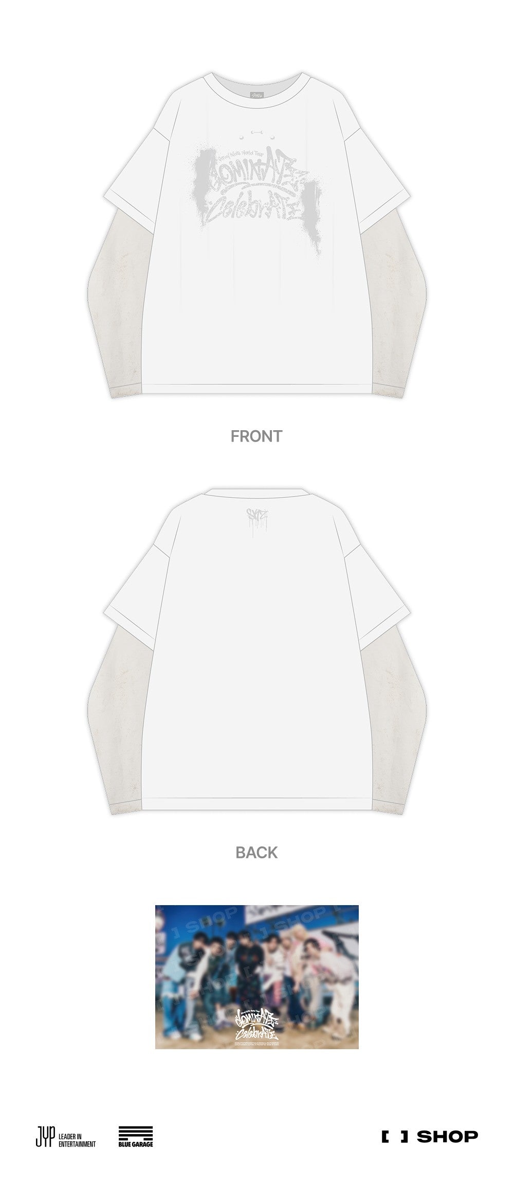 PRE-ORDER] Layered Long Sleeve [World Tour DominATE : celebrATE MD
