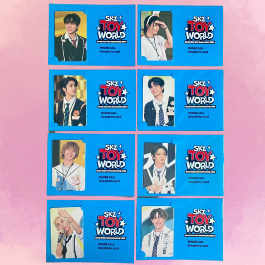 Stray Kids - Toy World Phone call event Photocards