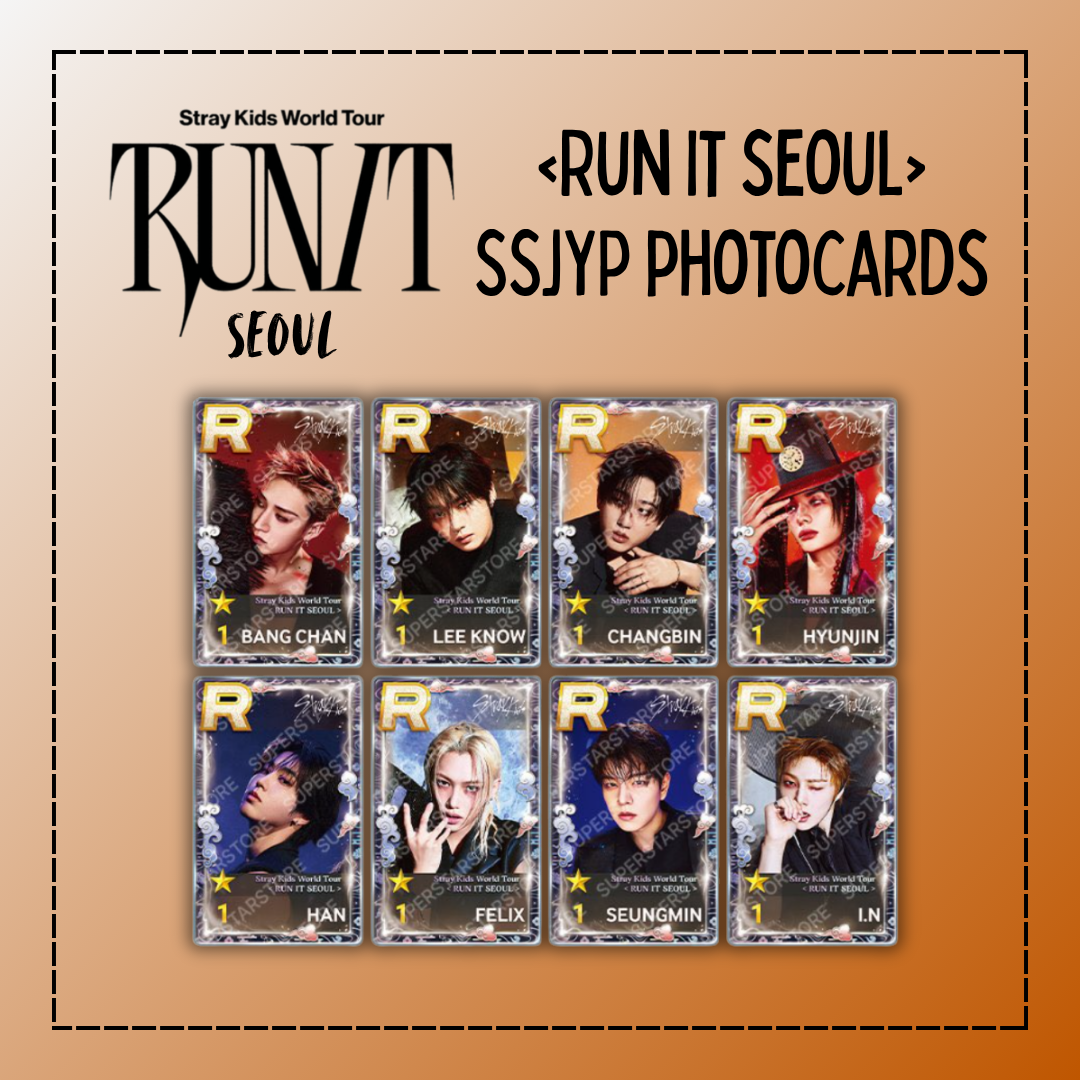 [PRE-ORDER] Stray Kids <RUN IT SEOUL> SSJYP PHOTOCARDS