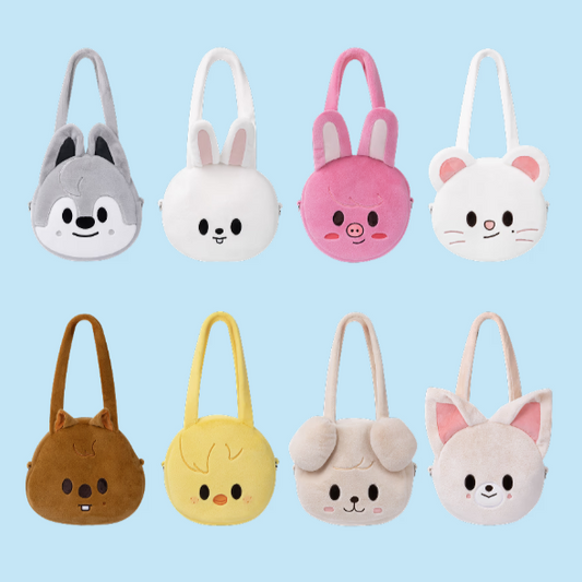 [Pre-Order] SKZOO FACE SHOULDER BAG - SKZOO EVERYWHERE ALL AROUND THE WORLD POP-UP STORE IN SEOUL OFFICIAL MD