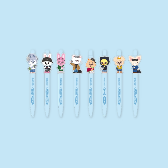 [Pre-Order] SKZOO ACRYLIC GEL PEN - SKZOO EVERYWHERE ALL AROUND THE WORLD POP-UP STORE IN SEOUL OFFICIAL MD