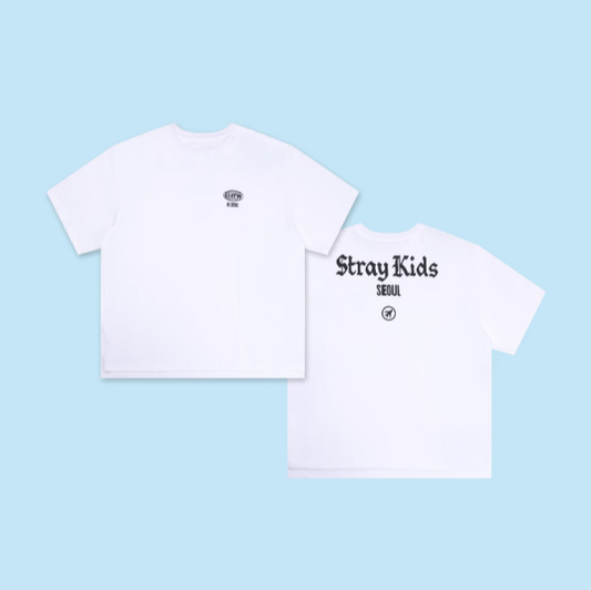 [Pre-Order] T-SHIRT SEOUL Ver. - SKZOO EVERYWHERE ALL AROUND THE WORLD POP-UP STORE IN SEOUL OFFICIAL MD