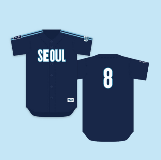 [Pre-Order] BASEBALL JERSEY SEOUL Ver. - SKZOO EVERYWHERE ALL AROUND THE WORLD POP-UP STORE IN SEOUL OFFICIAL MD