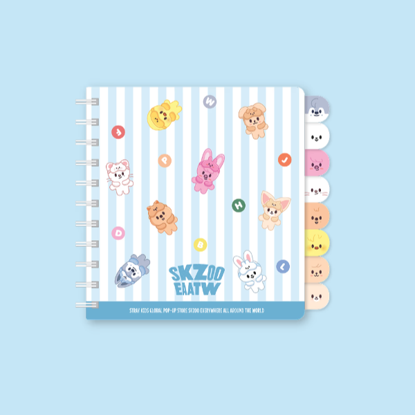 [Pre-Order] SKZOO INDEX NOTE SEOUL Ver. - SKZOO EVERYWHERE ALL AROUND THE WORLD POP-UP STORE IN SEOUL OFFICIAL MD