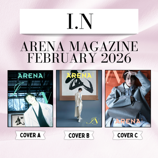 [PRE-ORDER] I.N - ARENA MAGAZINE FEBRUARY 2026 (CHOOSE VER.)