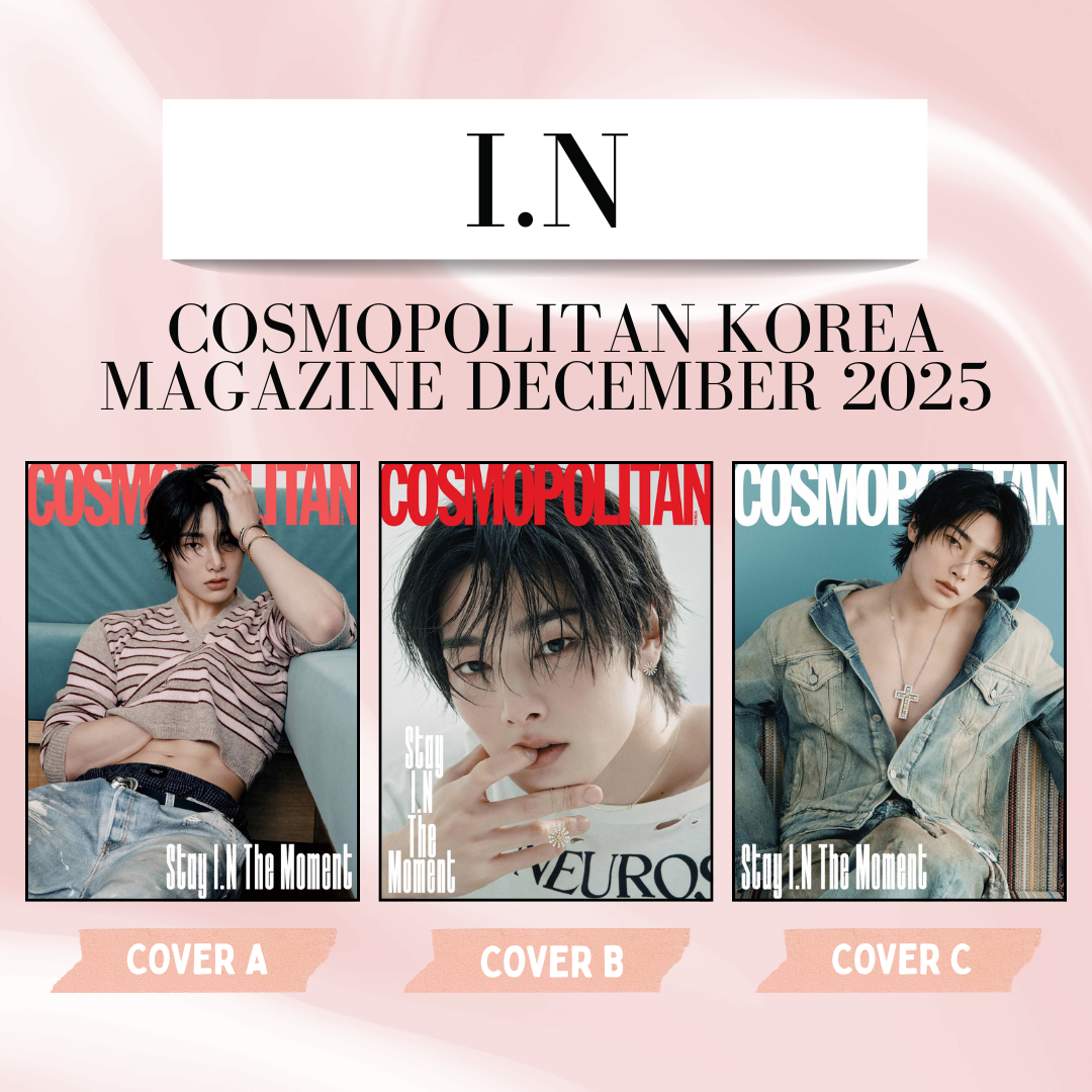 [PRE-ORDER] I.N - COSMOPOLITAN KR MAGAZINE 2025 - December Issue (CHOOSE VER.)