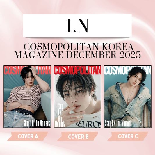 [PRE-ORDER] I.N - COSMOPOLITAN KR MAGAZINE 2025 - December Issue (CHOOSE VER.)