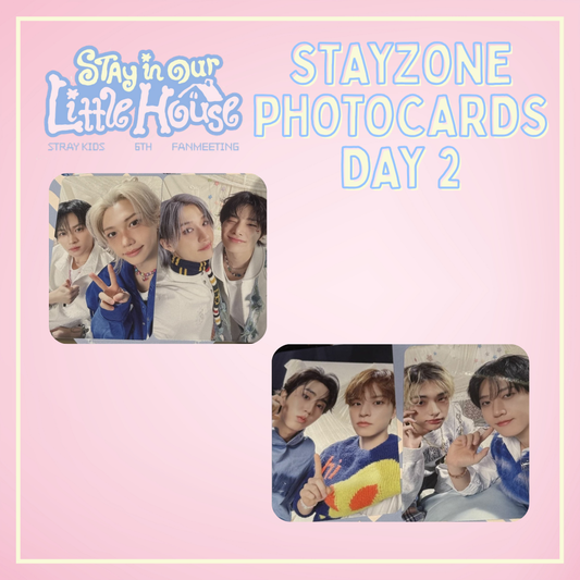[PRE-ORDER] Stray Kids 6TH FANMEETING - 'STAY in Our Little House' - STAYZONE Day 2 Photocards