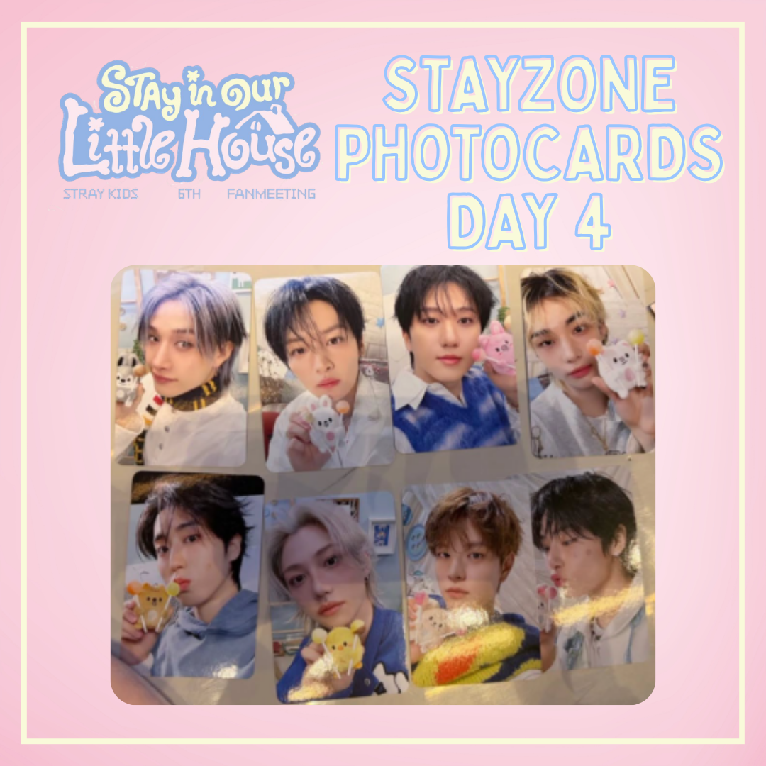 [PRE-ORDER] Stray Kids 6TH FANMEETING - 'STAY in Our Little House' - STAYZONE Day 4 Photocards