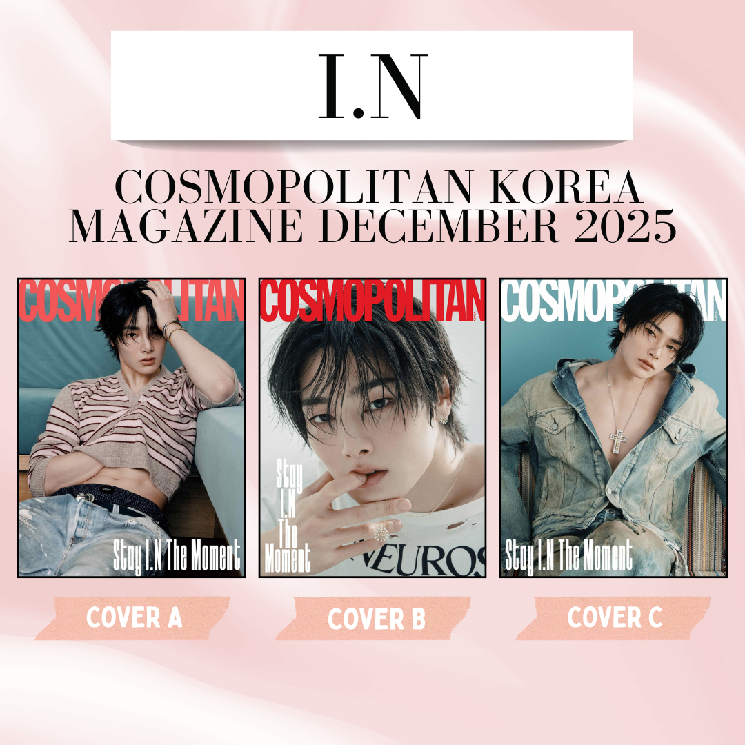 [PRE-ORDER] I.N - COSMOPOLITAN KR MAGAZINE 2025 - December Issue (CHOOSE VER.)
