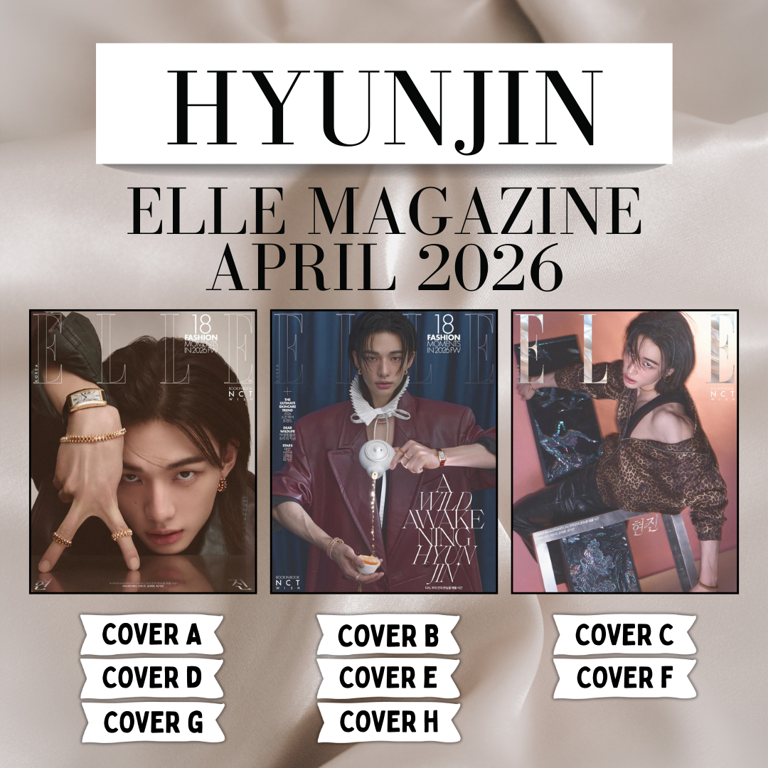 [PRE-ORDER] HYUNJIN - ELLE MAGAZINE APRIL 2026 (CHOOSE VER.)