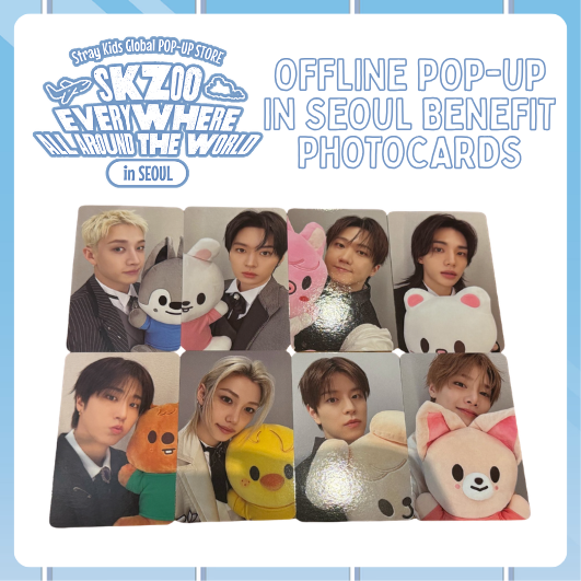[PRE-ORDER] SKZOO EAATW POP-UP STORE IN SEOUL - OFFLINE POP-UP BENEFIT PHOTOCARDS