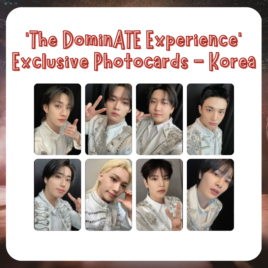 [PRE-ORDER] Stray Kids - ‘The DominATE Experience’ Exclusive Photocards - Korea