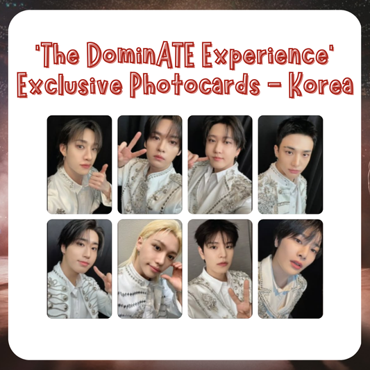 [PRE-ORDER] Stray Kids - ‘The DominATE Experience’ Exclusive Photocards - Korea