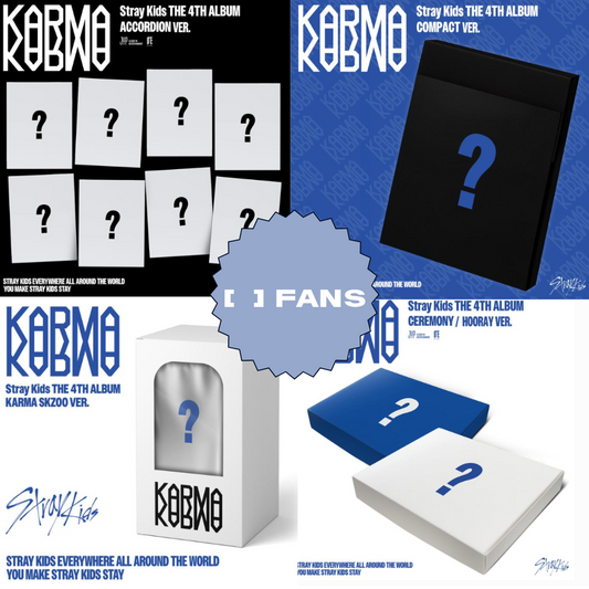 [PRE-ORDER] Stray Kids 4th album - 'KARMA' [FANS SHOP POB]