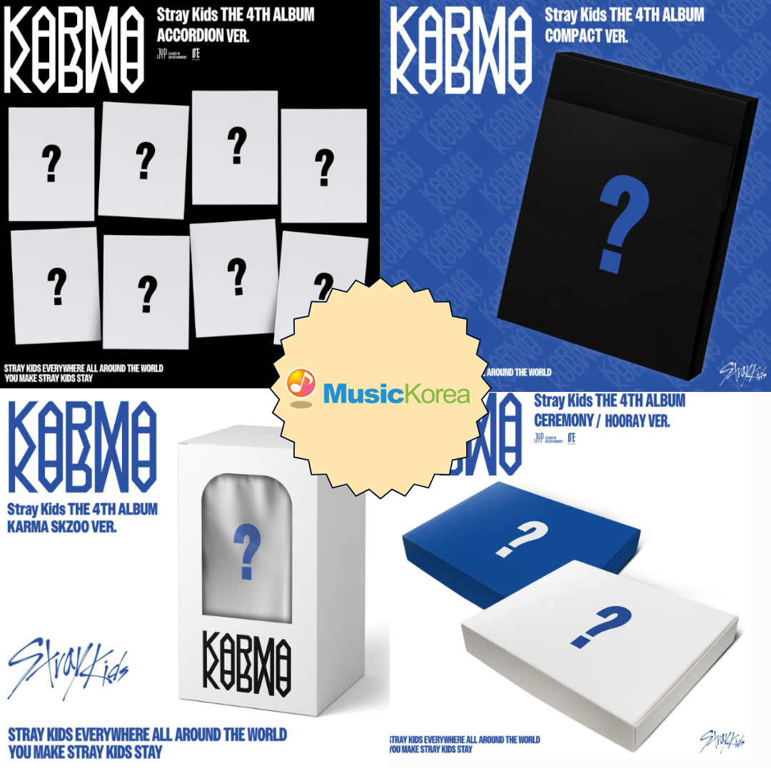 [PRE-ORDER] Stray Kids 4th album - 'KARMA' [MUSIC KOREA POB]