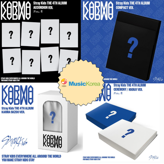 [PRE-ORDER] Stray Kids 4th album - 'KARMA' [MUSIC KOREA POB]