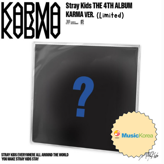 [PRE-ORDER] Stray Kids 4th album - 'KARMA' - Karma Ver. (Limited) [MUSIC KOREA POB]