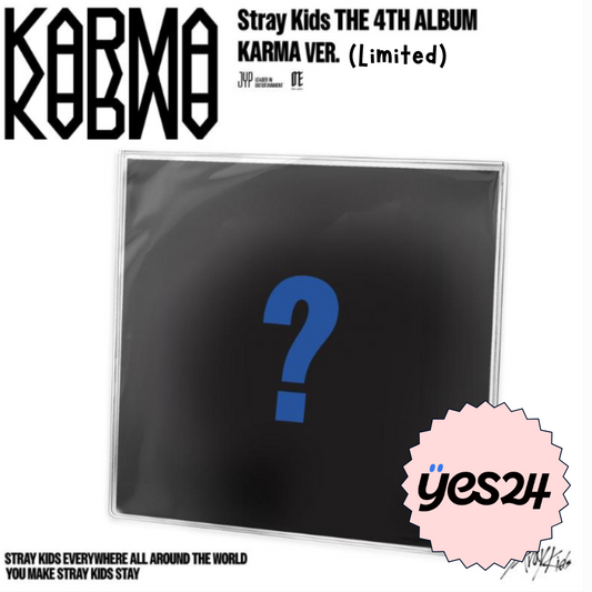 [PRE-ORDER] Stray Kids 4th album - 'KARMA' - Karma Ver. (Limited) [YES24 POB]