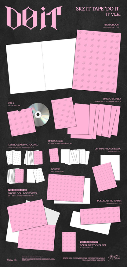 [PRE-ORDER] Stray Kids - IT TAPE "DO IT" - IT VER. *POB CHOICE*