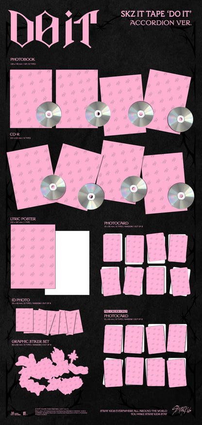 [PRE-ORDER] Stray Kids - IT TAPE "DO IT" - ACCORDION VER. *POB CHOICE*