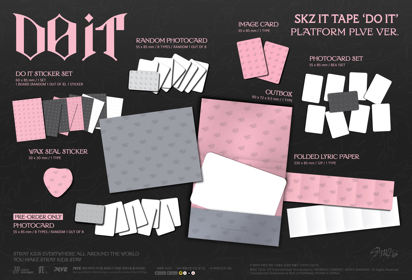 [PRE-ORDER] Stray Kids - IT TAPE "DO IT" - PLATFORM PLVE VER. *POB CHOICE*