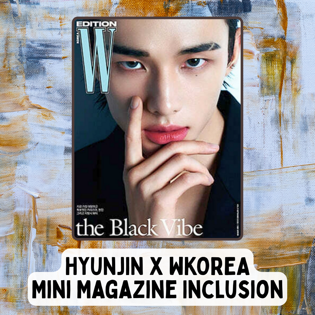 [PRE-ORDER] HYUNJIN X WKOREA Mini Magazine Inclusion (BTS V's Cover)