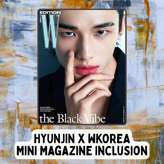 [PRE-ORDER] HYUNJIN X WKOREA Mini Magazine Inclusion (BTS V's Cover)