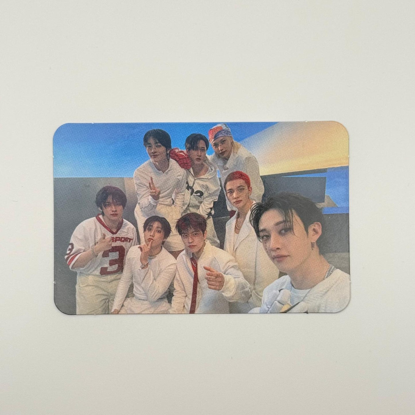Stray Kids Karma Crystal Clear Vinyl Album Group Photocard