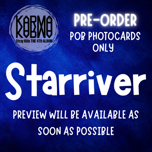 [PRE-ORDER] Stray Kids KARMA - Starriver (POBS ONLY)