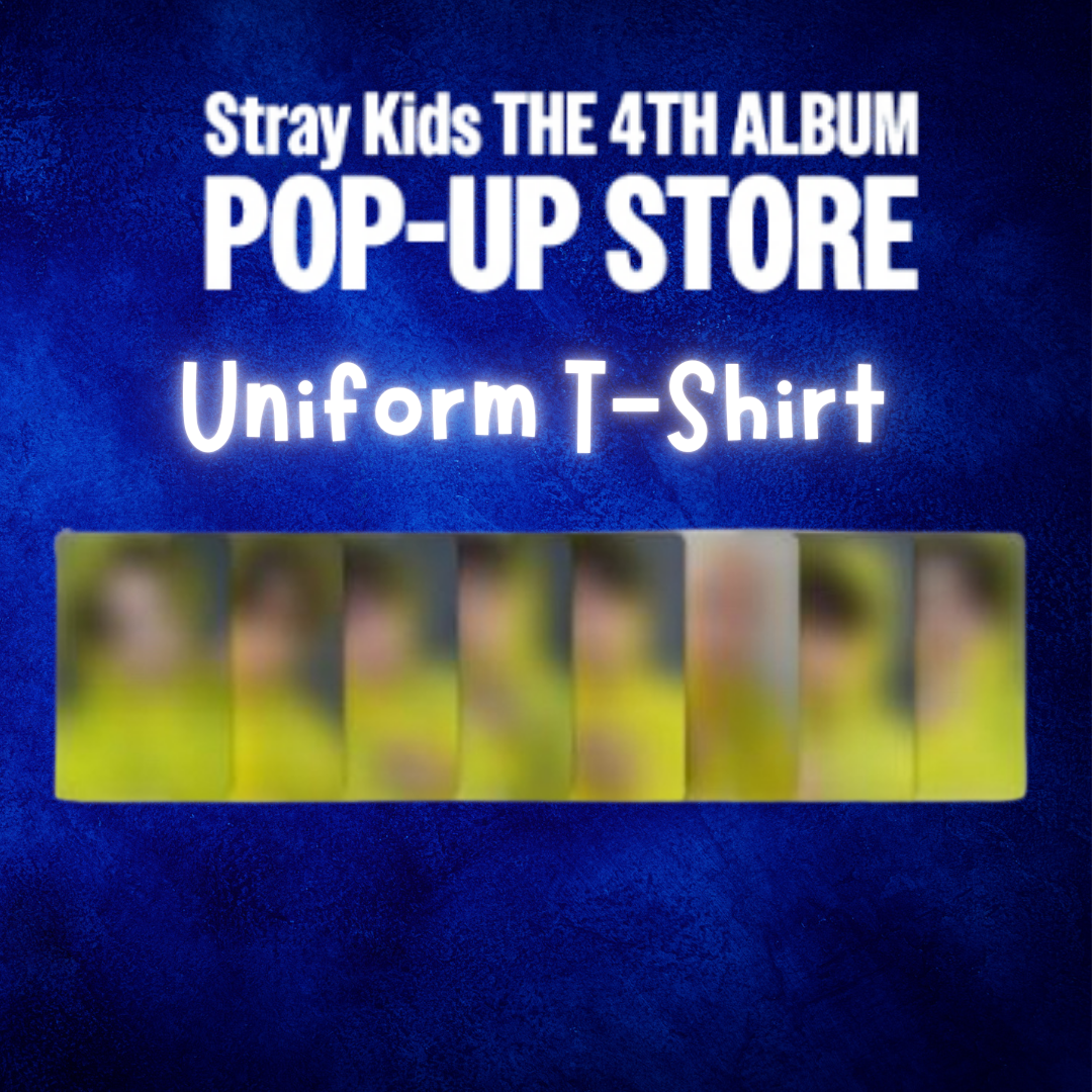 [PRE-ORDER] Stray Kids KARMA POP UP STORE - Uniform T-Shirt OFFICIAL MD (POBS ONLY)