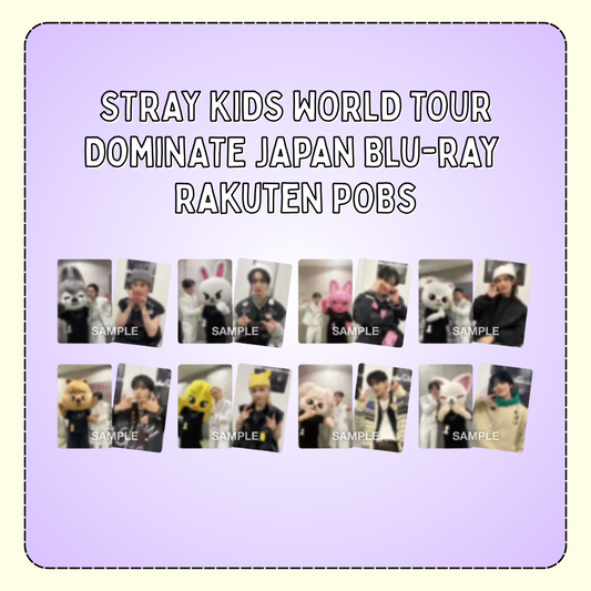 [PRE-ORDER] STRAY KIDS - WORLD TOUR DominATE Japan Blu-ray - Rakuten (POBS ONLY)