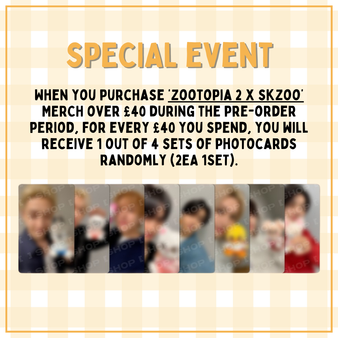 [PRE-ORDER] Skzoo x Zootopia2 Pop-Up Store Official MD - SHOULDER PLUSH