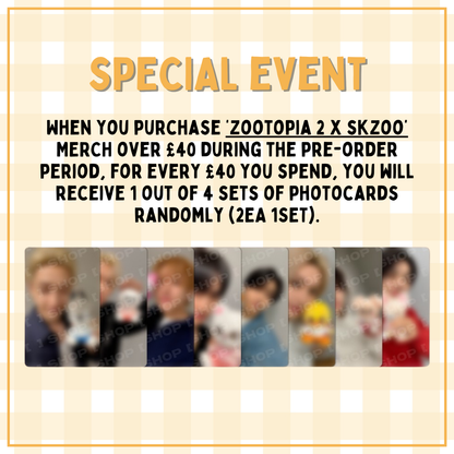 [PRE-ORDER] Skzoo x Zootopia2 Pop-Up Store Official MD - SHOULDER PLUSH