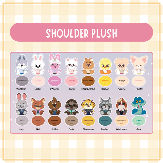 [PRE-ORDER] Skzoo x Zootopia2 Pop-Up Store Official MD - SHOULDER PLUSH