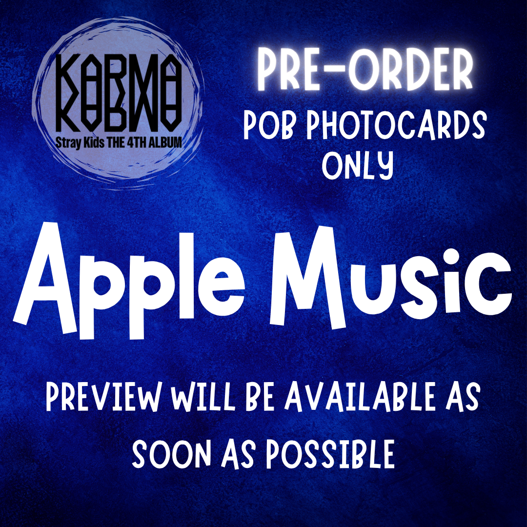 [PRE-ORDER] Stray Kids KARMA - Apple Music (POBS ONLY)