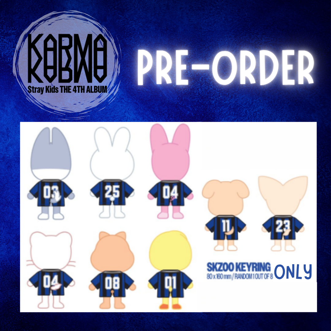 [PRE-ORDER] Stray Kids KARMA - SKZOO VER. (KEYCHAIN ONLY)