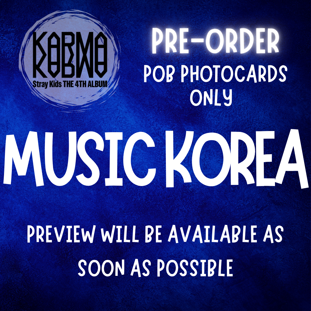 [PRE-ORDER] Stray Kids KARMA - MUSIC KOREA (POBS ONLY)