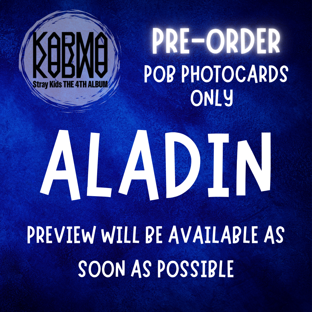 [PRE-ORDER] Stray Kids KARMA - ALADIN (POBS ONLY)