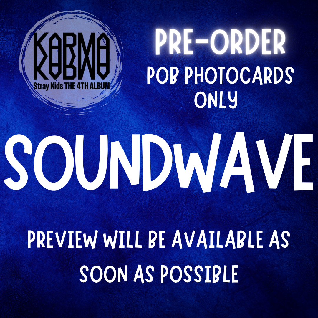 [PRE-ORDER] Stray Kids KARMA - SOUNDWAVE (POBS ONLY)