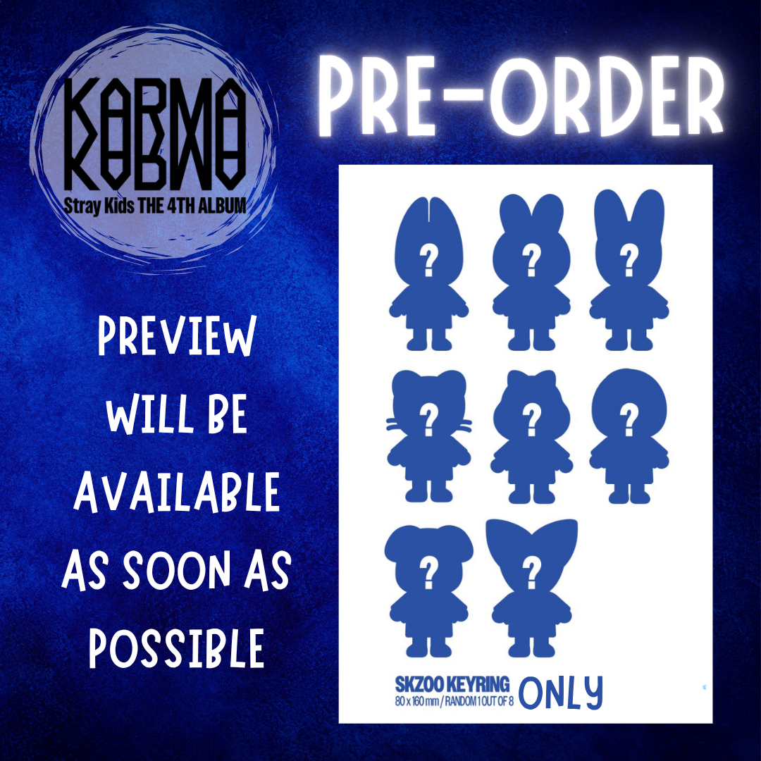 [PRE-ORDER] Stray Kids KARMA - SKZOO VER. (KEYCHAIN ONLY)