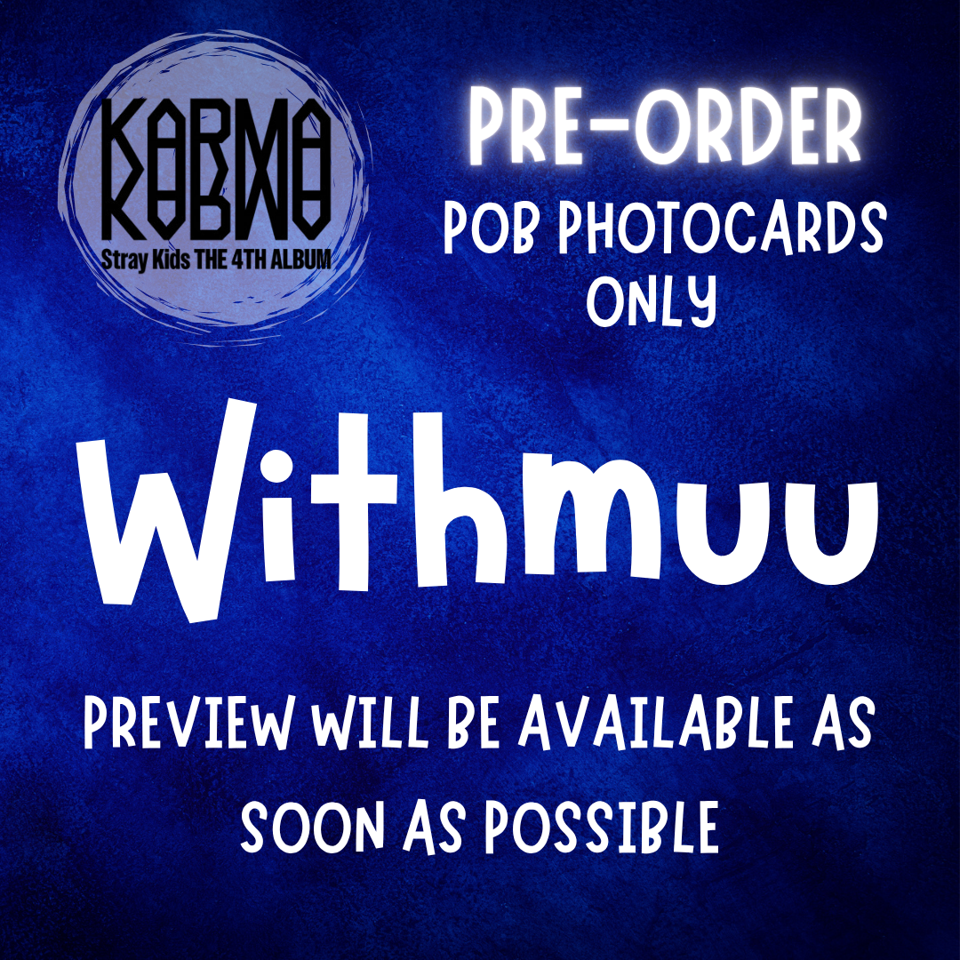 [PRE-ORDER] Stray Kids KARMA - Withmuu (POBS ONLY)