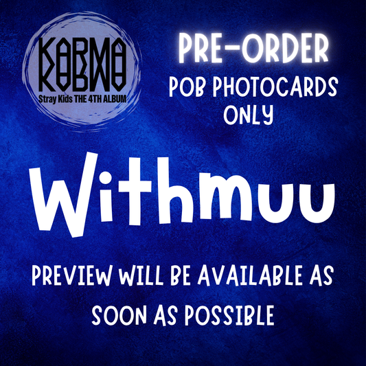 [PRE-ORDER] Stray Kids KARMA - Withmuu (POBS ONLY)