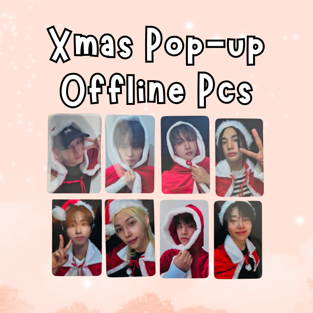 Stray Kids Xmas pop-up Offline Photocards