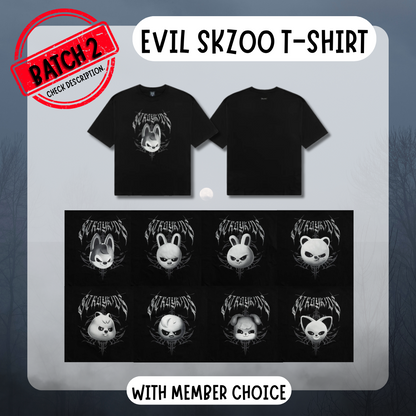 Stray Kids - EVIL SKZOO T-Shirt ['dominATE' World Tour