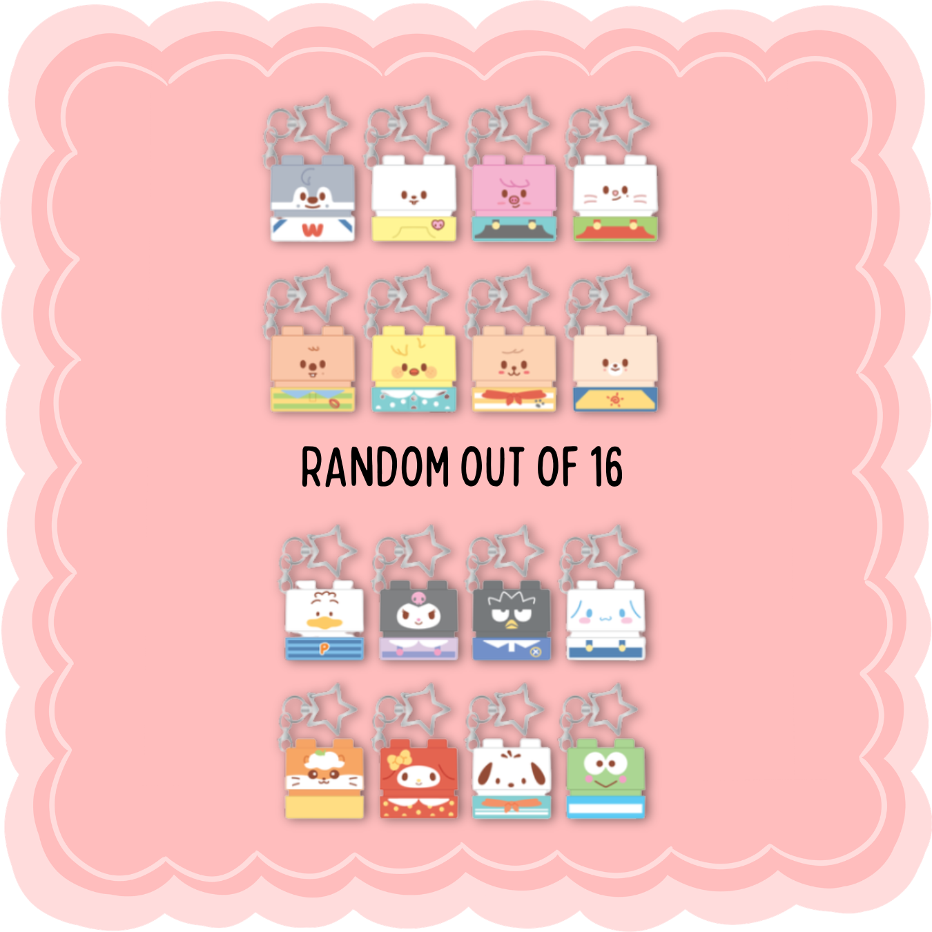 [Pre-Order] Stray Kids - SECRET BLOCK STAMP - SKZOO X SANRIO CHARACTERS