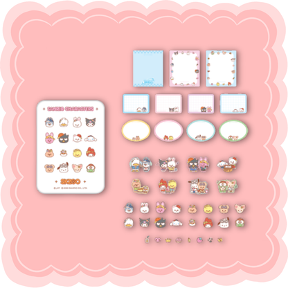 [Pre-Order] Stray Kids - TIN CASE STICKY NOTE SET - SKZOO X SANRIO CHARACTERS