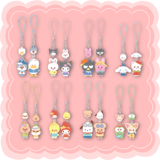 [Pre-Order] Stray Kids - MINI FIGURE COUPLE KEYRING - SKZOO X SANRIO CHARACTERS