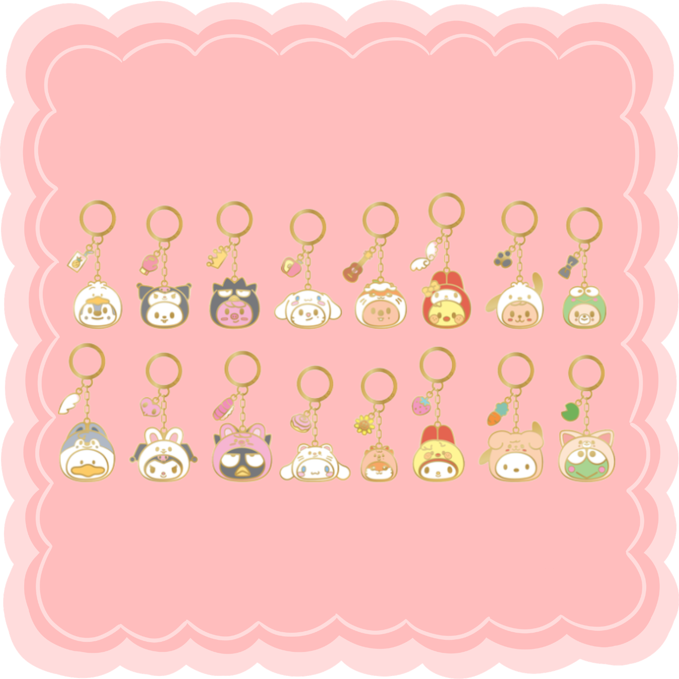 [Pre-Order] Stray Kids - METAL KEYRING - SKZOO X SANRIO CHARACTERS